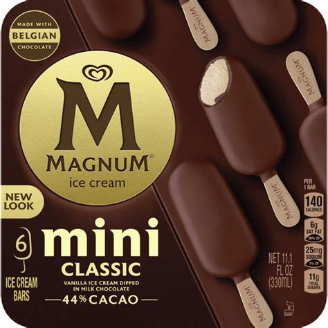 Magnum Ice Cream Bars Classic, 11.1 oz, 6 Count | Sandwiches & Bars | Sun Fresh