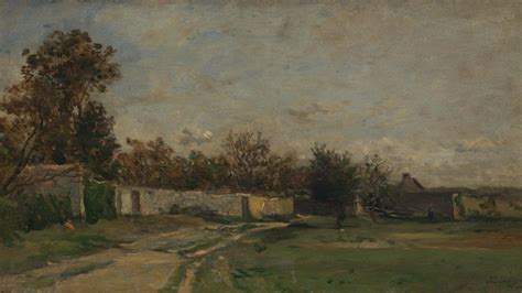 Charles-François Daubigny | The Garden Wall, Auvers-sur-Oise | NG2624 ...