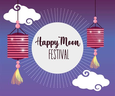 lantern happy moon festival image 2056158 Vector Art at Vecteezy