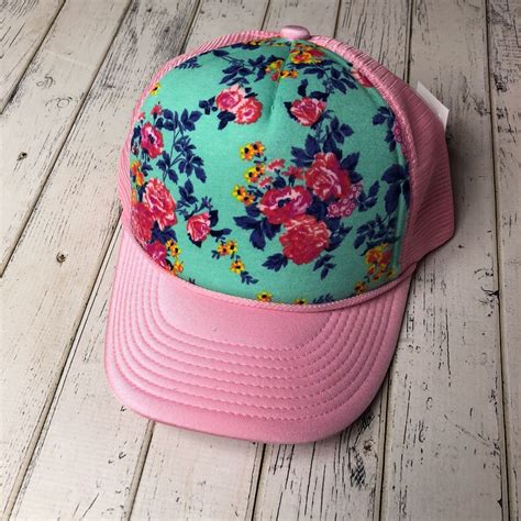 Cute Floral Fashion Trucker Hat Floral Hat Womens Hat - Etsy