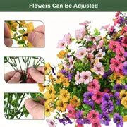 15 Bouquets Artificial Flower Bouquets Indoor Outdoor Patio - Temu