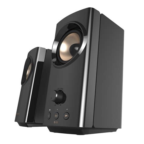 Creative T60 Compact Hi-Fi 2.0 Desktop Speakers with Clear Dialog and Surround by Sound Blaster ...