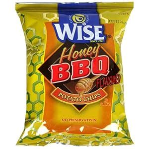 Amazon.com: Wise Snacks Potato Chips, Honey BBQ, 1.5-Ounce Bags (Pack of 30)