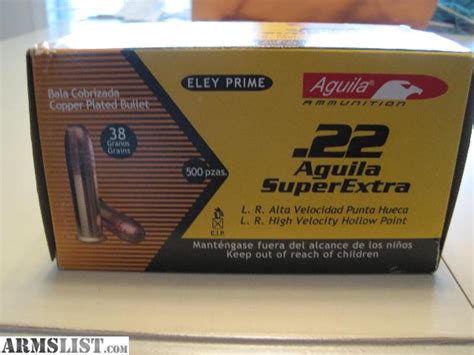 ARMSLIST - For Sale: 22 Cal. Ammo For Sale (500 Rounds)