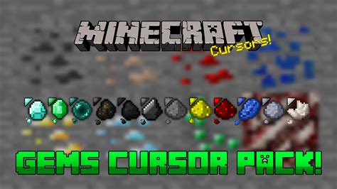 Minecraft Gems Cursor Pack by dakotaatokad on DeviantArt