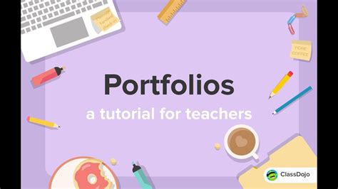 Portfolios Overview: a tutorial for ClassDojo teachers 🗂 - YouTube