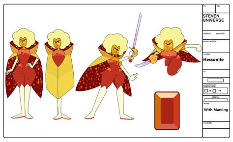 Image - Hessonite Model Sheet.png | Steven Universe Wiki | FANDOM ...