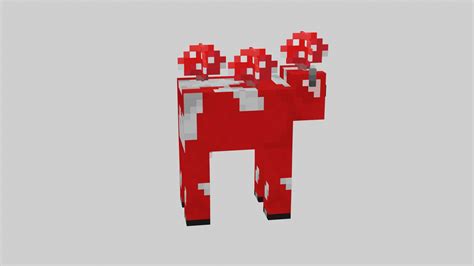 Minecraft Mushroom Cow 3D model - TurboSquid 2052448