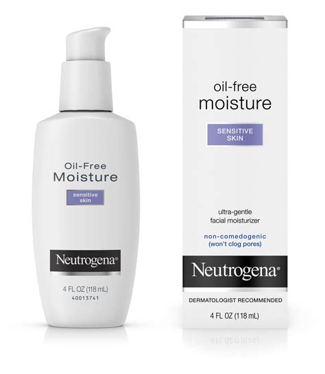 Neutrogena Oil-Free Face Moisturizer For Sensitive Skin ingredients (Explained)