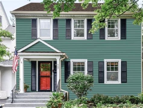 16 Stunning Green Exterior House Colors You'll Love | Allura USA