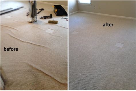 Carpet stretching service to remove carpet buckles - Islands Carpet Cleaners