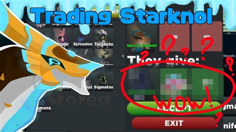 TRADING STARKNOL!💦 ||Creatures of Sonaria - YouTube