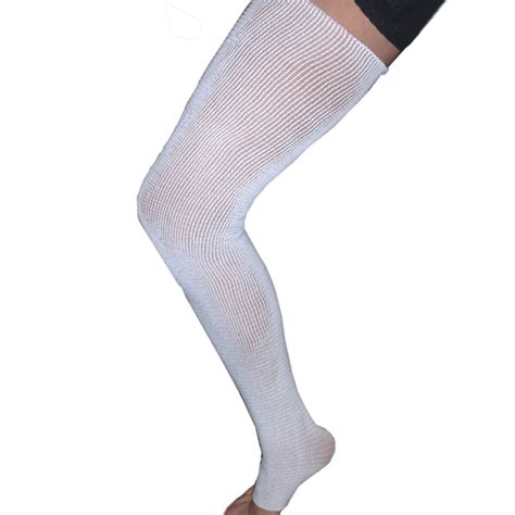 EdemaWear Compression Stockinette EdemaWear X-Large White Foot to Groin ...