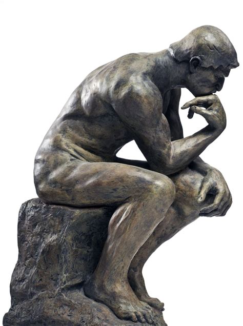 Thinking | Thinking man statue, Art, Rodin sculpture