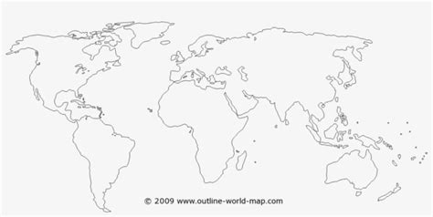 World Map Black Outline – Interactive Map