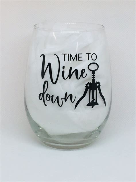 Excited to share this item from my #etsy shop: Fun Wine Glass, funny Saying Wing glass, Stemless ...