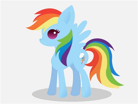 Rainbow Dash by Margarita on Dribbble