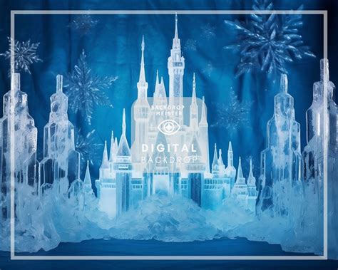 Frozen Castle Backdrop Digital Download Wedding & - Etsy