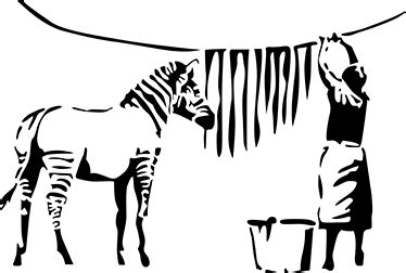 Banksy Zebra Sticker | Laundry room wall art, Metal tree wall art ...