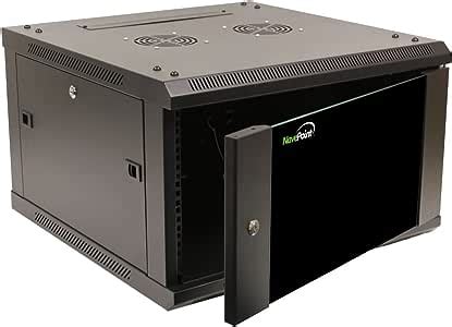 Amazon.com: NavePoint 6U Wall Mount Network Server 600mm Depth Cabinet Rack Enclosure Glass Door ...