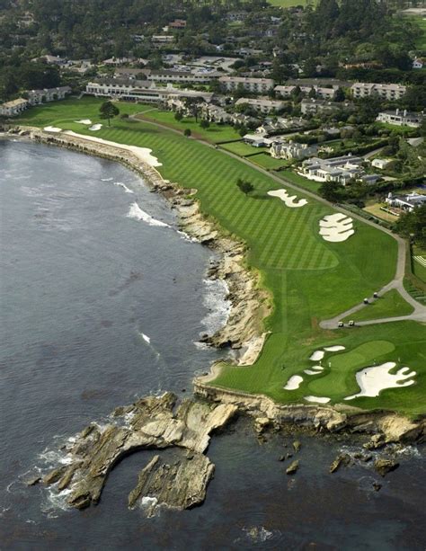 Hole #18 - Pebble Beach Golf Links, Pebble Beach, CA - 543 yards Par 5 ...