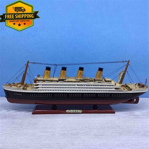 Titanic Wooden Model Ship Nautical Wood Crafts Cruise Creative - Etsy