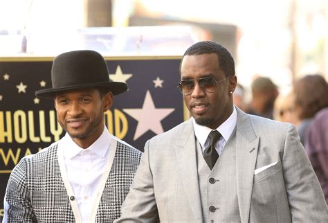 Usher Saw 'Curious Things' at Sean 'Diddy' Combs' House