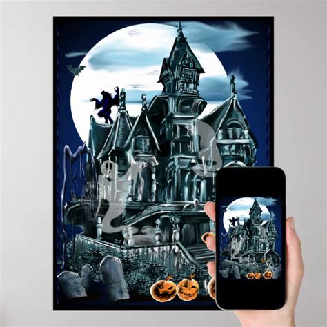 Haunted House Poster | Zazzle