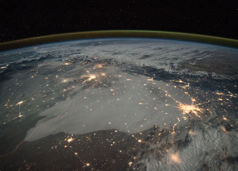 Northern India As Seen From Space At Night - SpaceRef