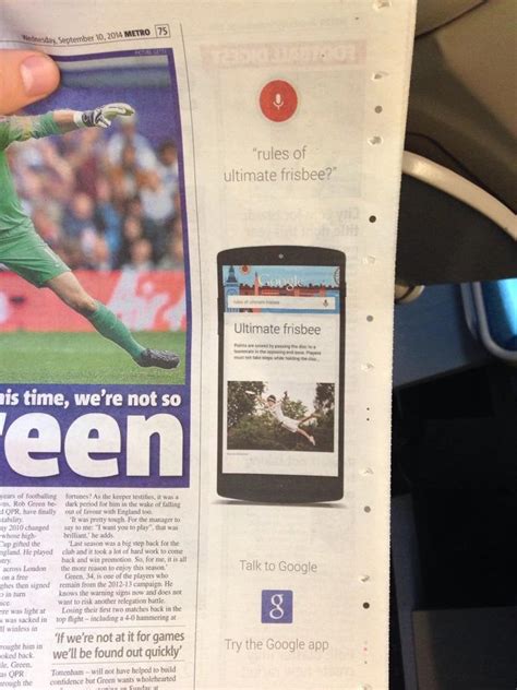 Ultimate's made the London Metro newspaper in London (kinda) : r/ultimate