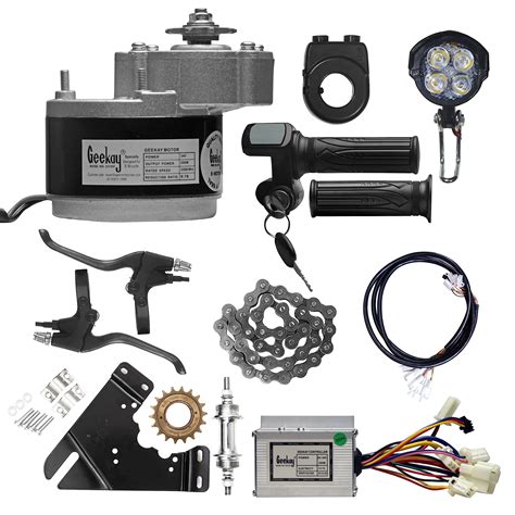 Buy Geekay 24 volt 250 watt pmdc e cycle Coversion motor kit for bicycle High Torque e-bike kit ...