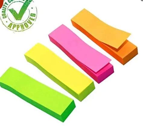 Color Sticky Notes, Size: 2x5 Inch at Rs 60/pack in New Delhi | ID ...