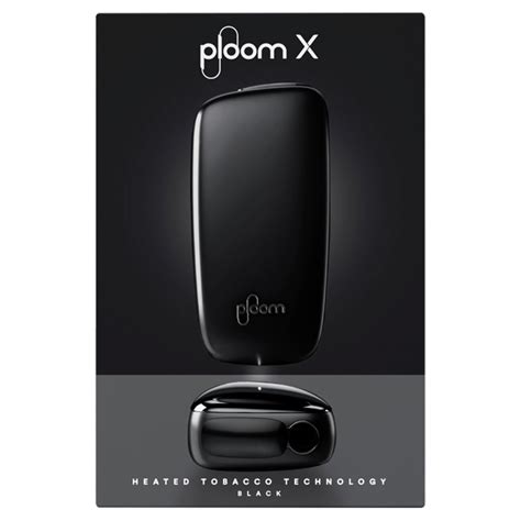 Ploom X Heated Tobacco Technology Black - Tesco Groceries