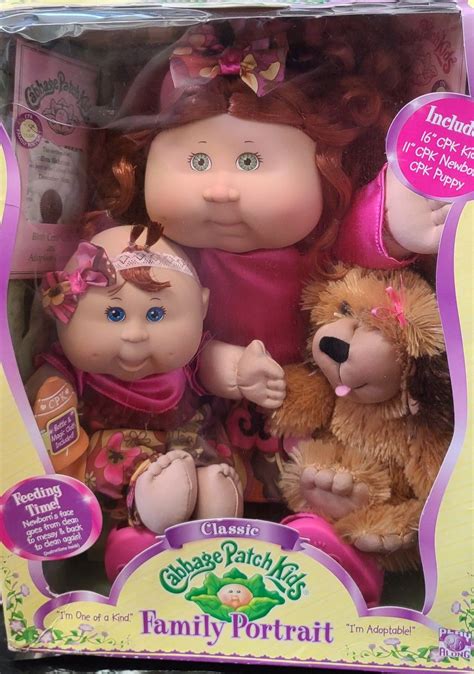 Play Along Family Portrait | Cabbage patch dolls, Cabbage patch kids ...