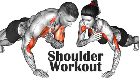 Shoulder Workout At Home (You Can Do With No Weights) - YouTube