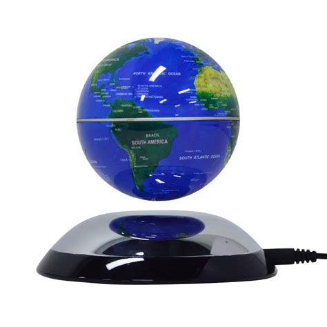 Elegantoss Levitation Magnetic Floating Globe Suspended in Air Rotating ...