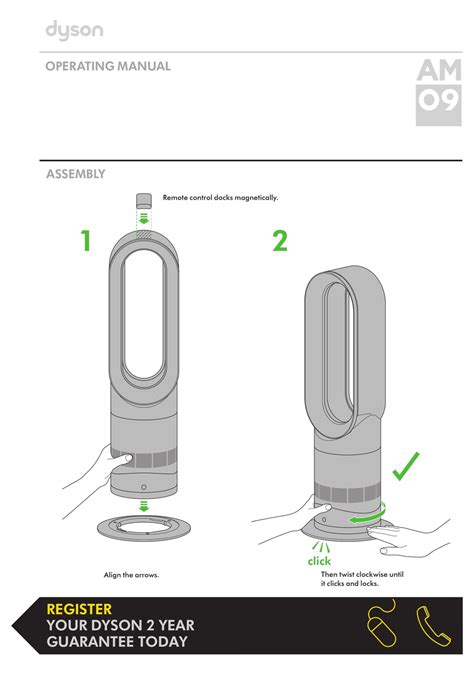 DYSON AM09 OPERATING MANUAL Pdf Download | ManualsLib