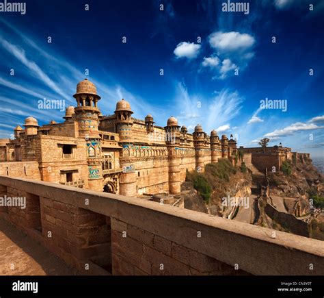 Mughal architecture - Gwalior fort. Gwalior, Madhya Pradesh, India ...