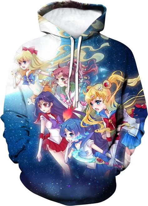 Sailormoon Characters Hoodie - Sailor Moon Merch