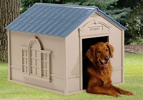 Suncast DH250 Heated Dog House | Outdoor dog house, Cool dog houses, Large dog house