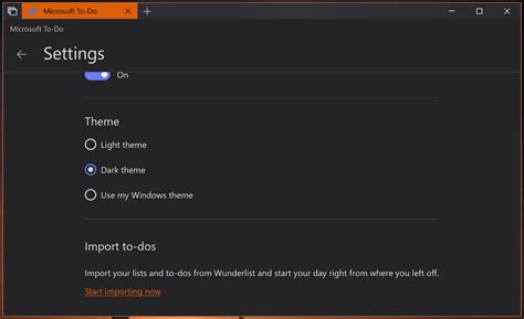 Microsoft To-Do is getting a dark mode on Windows 10 | Windows Central