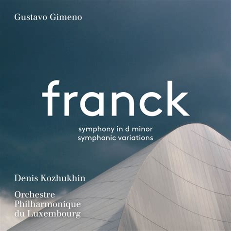 Franck - Symphony in D Minor & Symphonic Variations - Pentatone