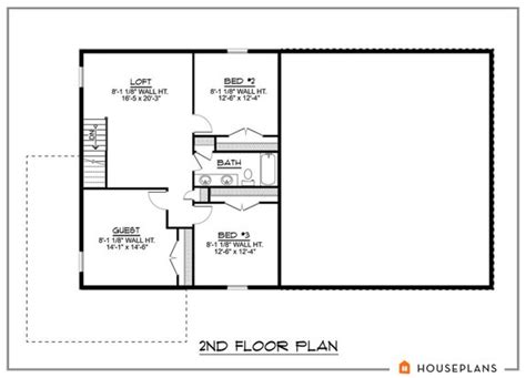 Barndominium Floor Plans With Loft - House Design Ideas