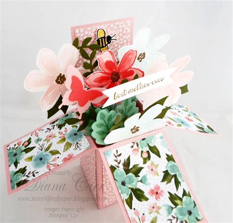 The Secret Life of Paper: Mother's Day Pop Up Card - Gorgeous and Unique!