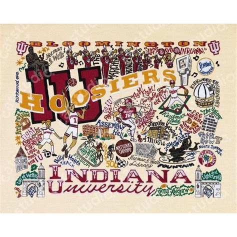 Indiana University Fine Art Print | Collegiate Collection by catstudio ...