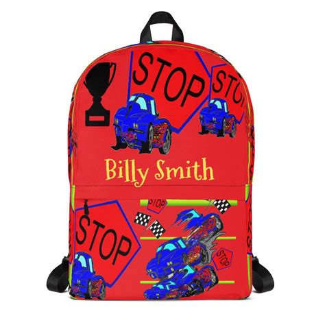 Car Backpack, Race Into the School Year With This Personalized Car ...