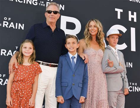 Kevin Costner Has a Family Night with Wife and 3 Kids