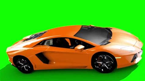 Green Screen Supercar Lamborghini Aventador HD - Footage PixelBoom ...