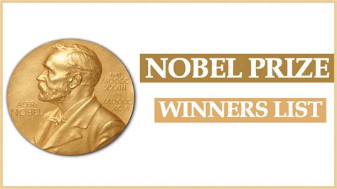 Nobel Prize Winners List 2024 PDF Download