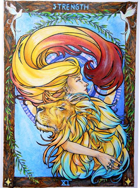 Strength Tarot Card by phoebehorselover on DeviantArt